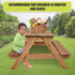 Sand & Water Wooden Picnic Table | Outdoorium
