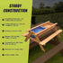 Sand & Water Wooden Picnic Table | Outdoorium