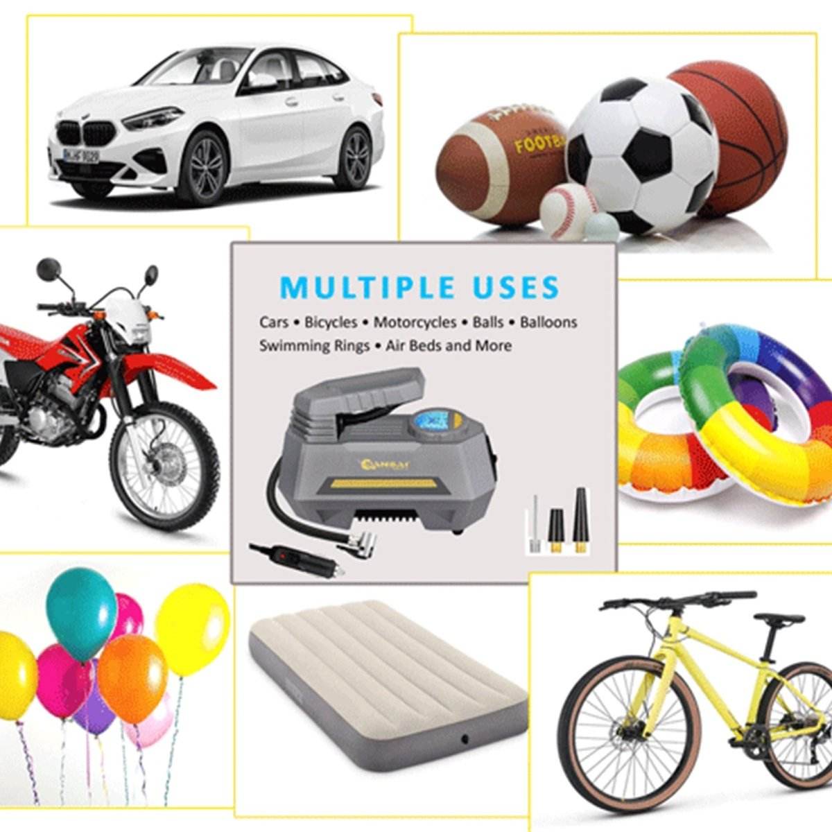 Sansai Portable Air Pump | Outdoorium