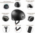Scooter Protective Gear with Knee Elbow Pads Wrist Guards Helmet for Kids/Teens/Adult Large - Outdoorium