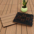 SOGA 11 pcs Coffee DIY Wooden Composite Decking Tiles Garden Outdoor Backyard Flooring Home Decor - Outdoorium