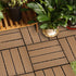 SOGA 11 pcs Coffee DIY Wooden Composite Decking Tiles Garden Outdoor Backyard Flooring Home Decor - Outdoorium