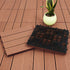 SOGA 11 pcs Red Brown DIY Wooden Composite Decking Tiles Garden Outdoor Backyard Flooring Home Decor - Outdoorium