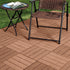 SOGA 11 pcs Red Brown DIY Wooden Composite Decking Tiles Garden Outdoor Backyard Flooring Home Decor - Outdoorium