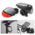 Solar Powered Bicycle Cycling Bike LED Headlight + Rear Tail Light Lamp LED with Gift Box - Outdoorium