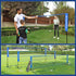 SONGMICS 3m Portable Tennis Badminton Net Blue - Outdoorium