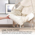 SONGMICS Hammock Hanging Chair with Cushion Cloud White - Outdoorium