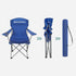 SONGMICS Set of 2 Folding Camping Outdoor Chairs Blue - Outdoorium