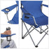 SONGMICS Set of 2 Folding Camping Outdoor Chairs Blue - Outdoorium
