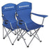SONGMICS Set of 2 Folding Camping Outdoor Chairs Blue - Outdoorium