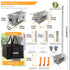 Stainless Steel Wood Burner Stove for Camping w/ Chimney & Bag | Outdoorium