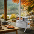 Stainless Steel Wood Burning Stove 1 Burner Camping BBQ with Chimney | Outdoorium