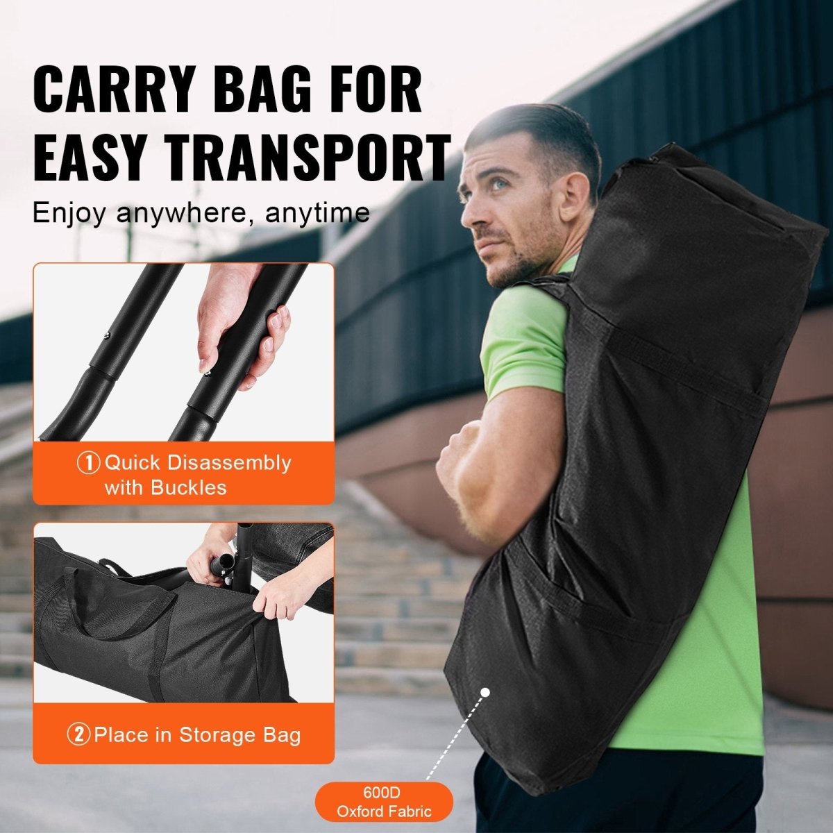 Steel Hammock Stand 450lbs Capacity Hammock Frame Fits 6.9 - 12.8ft Hammocks | Outdoorium