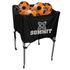 Summit Ball Carry Cart Portable Basketball Netball Rack Sports Case Kart Trolley - Black | Outdoorium