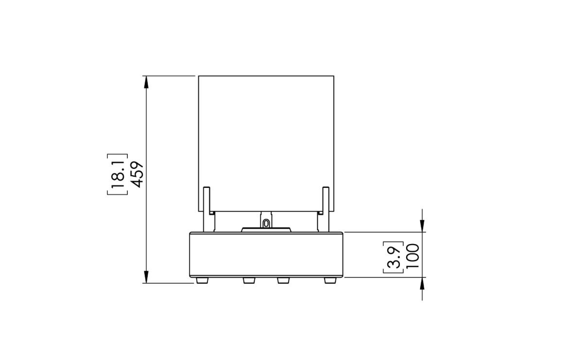 T - Lite 3 Designer Fireplace - Outdoorium