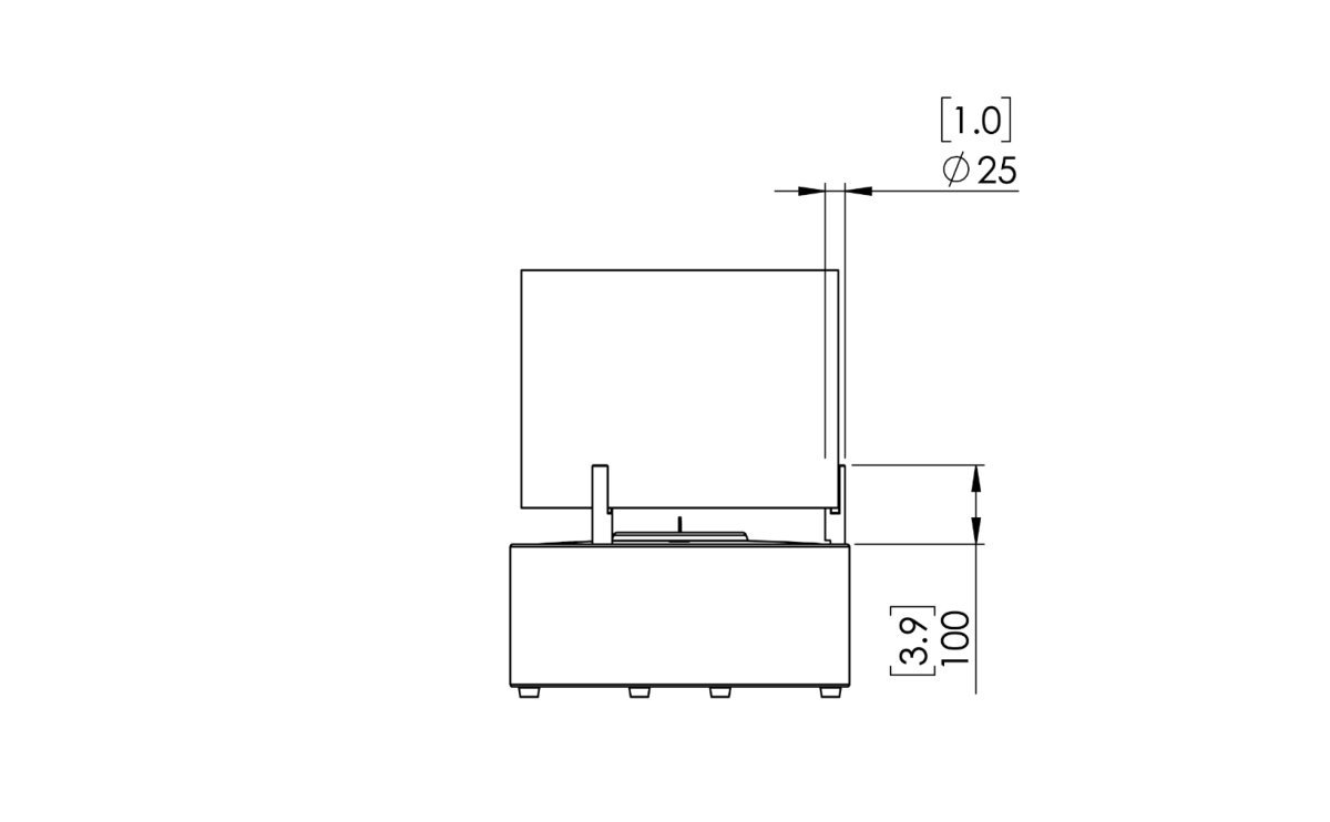 T - Lite 8 Designer Fireplace - Outdoorium