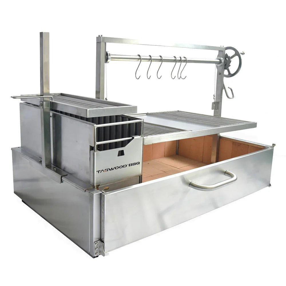 TAGWOOD BBQ Argentine Charcoal & Woodfired Built - In Parilla Grill | BBQ25SS - Outdoorium