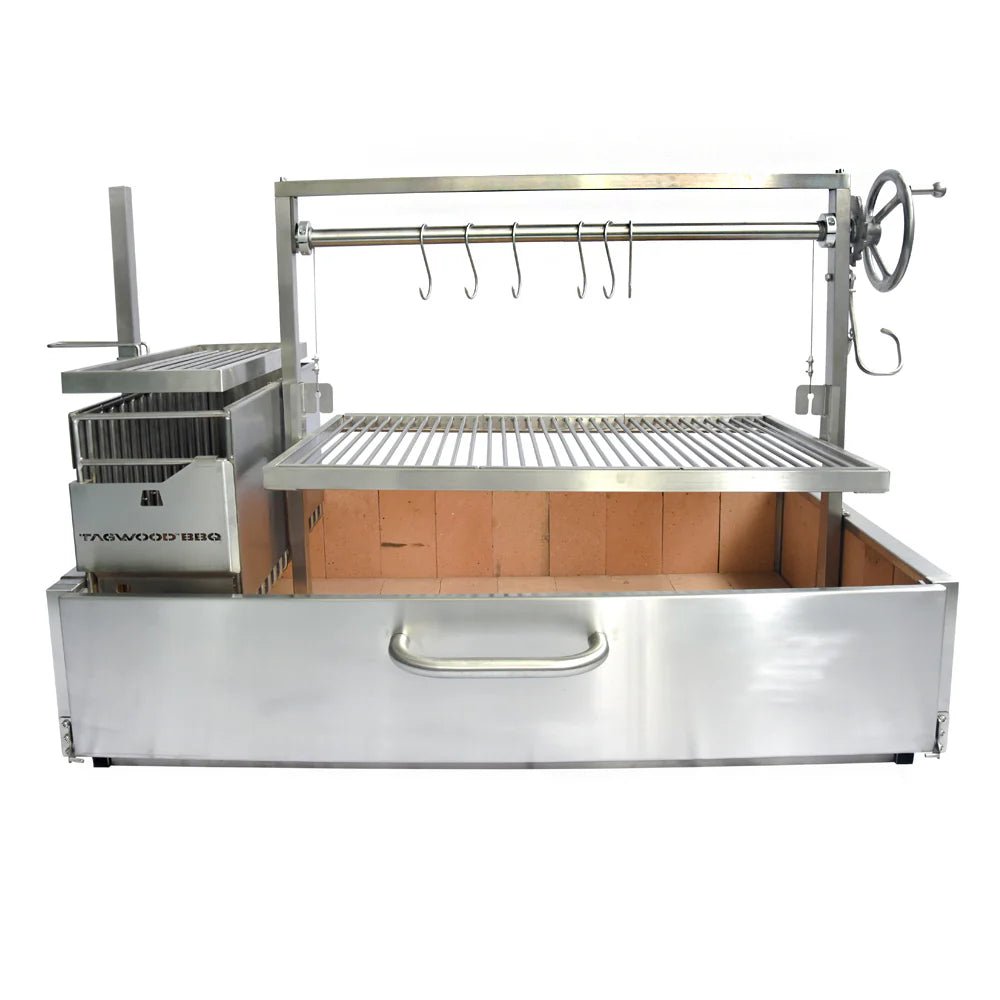 TAGWOOD BBQ Argentine Charcoal & Woodfired Built - In Parilla Grill | BBQ25SS - Outdoorium