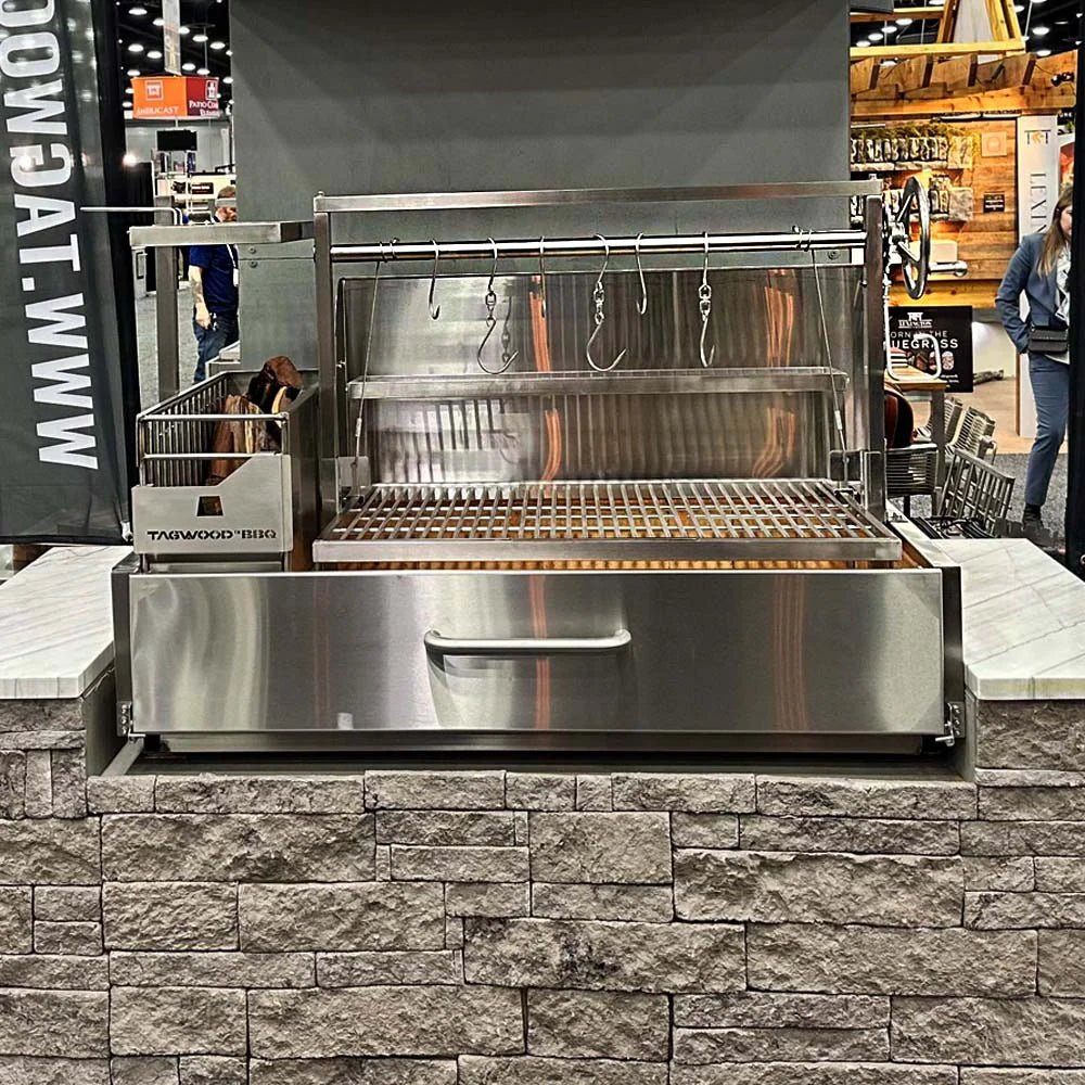 TAGWOOD BBQ Argentine Charcoal & Woodfired Built - In Parilla Grill | BBQ25SS - Outdoorium