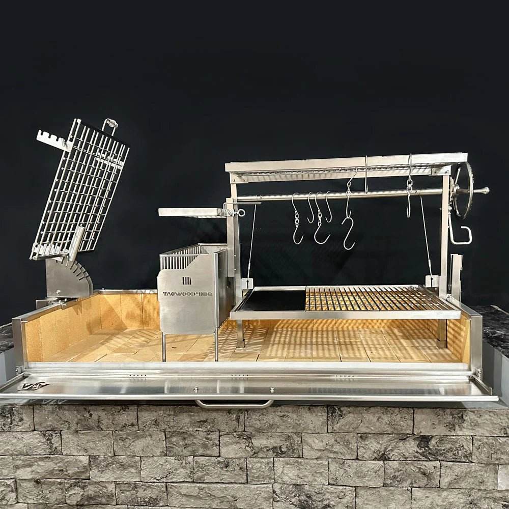TAGWOOD BBQ Argentine Santa Maria Charcoal & Woodfired Gaucho Grill | BBQ28SS - Outdoorium