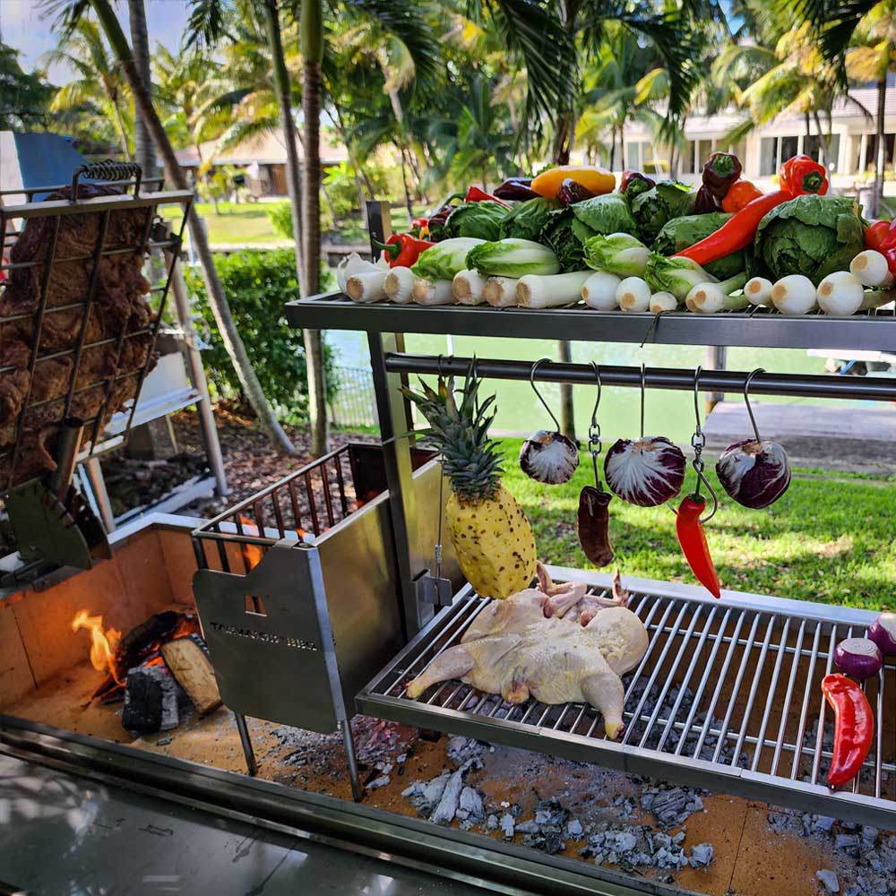 Tagwood BBQ Argentine Santa Maria Charcoal & Woodfired Parilla Grill | BBQ06SS - Outdoorium