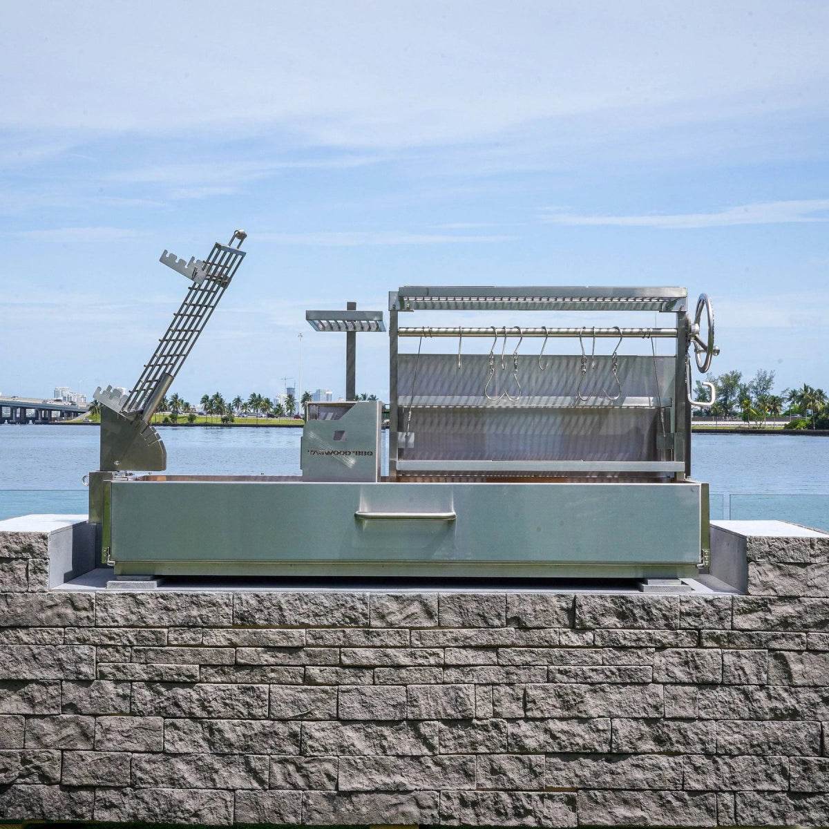 Tagwood BBQ Argentine Santa Maria Wood Fire & Charcoal Gaucho Grill | BBQ08SS - Outdoorium