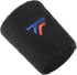 Tecnifibre Tennis XL Wristband Wrist Bands Sweatband Sport Squash Cotton - Black - Outdoorium