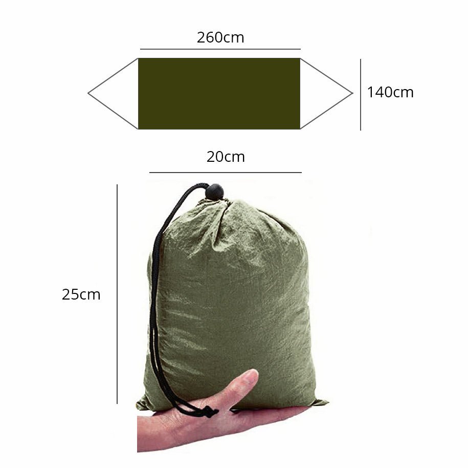 TERRAN Camping Hammock with Mosquito Net - Outdoorium