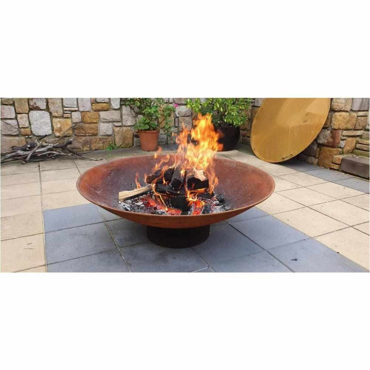 Cauldron Cast Iron Fire Pit - 100cm - Outdoorium