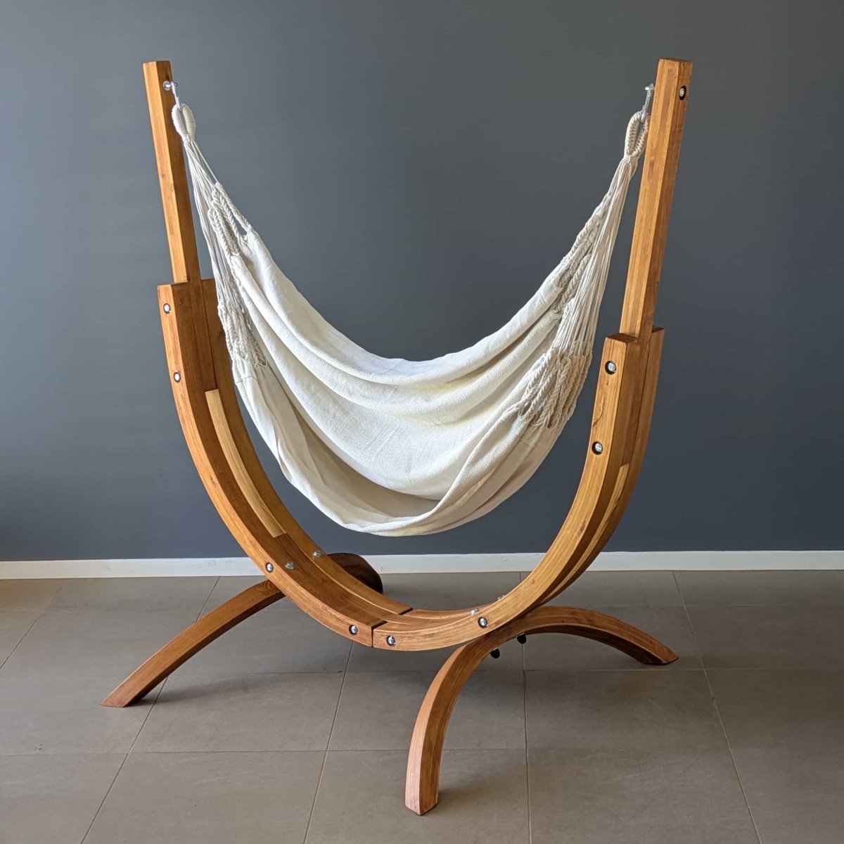 Pacific Hammocks Coastal Lounger with luxury natural hanging chair - view 5