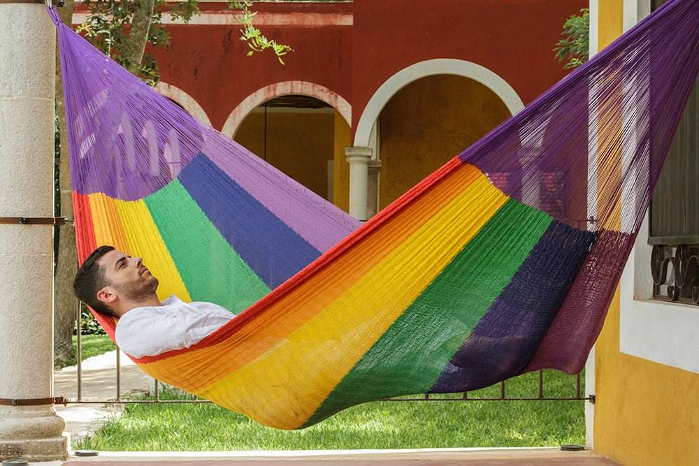 The Power nap Mayan Legacy hammock in Rainbow Colour - Outdoorium