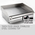 THERMOMATE Electric Griddle Grill BBQ Hot Plate Commercial Stainless Steel - Outdoorium