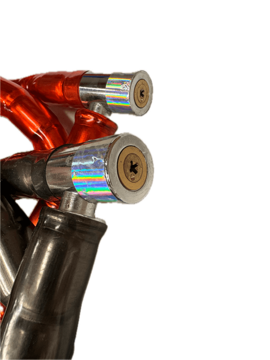 Thick Motorbike Bicycle Lock with Keys Bike Scooter Anti Theft Chain - Assorted | Outdoorium