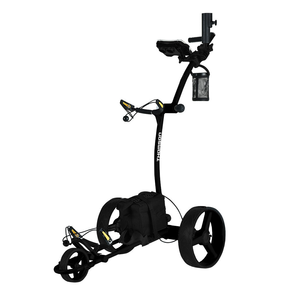 THOMSON Electric Golf Buggy Push Trolley Cart Foldable 18 - 36 Holes Twin Motor Battery Powered - Outdoorium