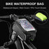 Top Tube Bike Bag With Phone Case Holder Plastic Cover for MTB Mountain Road Commuter Ebike Tourer or Scooter Rockbros | Outdoorium