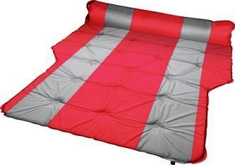 Trailblazer Self - Inflatable Air Mattress With Bolsters and Pillow - RED - Outdoorium