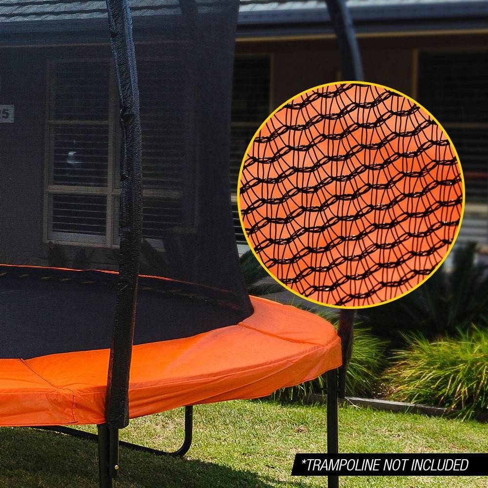 UP-SHOT 12ft Replacement Trampoline Inside Safety Net Spare Enclosure 8 Pole - Outdoorium