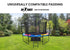 UP-SHOT 12ft Replacement Trampoline Safety Pad Padding Multi-Coloured - Outdoorium