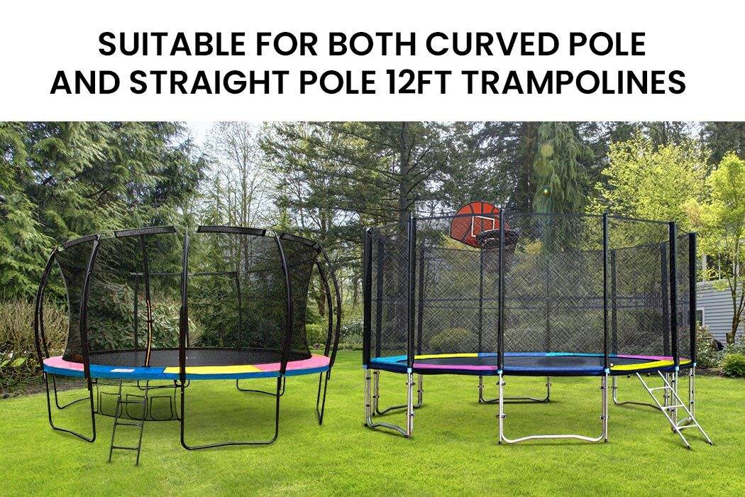 UP-SHOT 12ft Replacement Trampoline Safety Pad Padding Multi-Coloured - Outdoorium