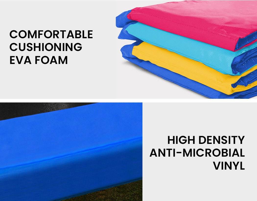 UP-SHOT 12ft Replacement Trampoline Safety Pad Padding Multi-Coloured - Outdoorium