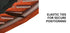 UP-SHOT 14ft Replacement Trampoline Safety Pad Padding Orange - Outdoorium