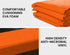 UP - SHOT 16ft Replacement Trampoline Safety Pad Padding Orange - Outdoorium