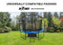 UP-SHOT 16ft Trampoline Safety Pad Blue Padding Replacement Round Spring Cover - Outdoorium
