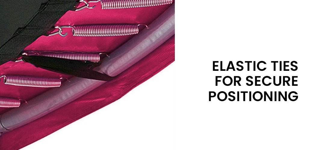 UP-SHOT 16ft Trampoline Safety Pad Pink Padding Replacement Round Spring Cover - Outdoorium