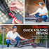 VALK Fusion 7 Electric Scooter with Seat option 800W 48V 13Ah Lithium 50km Range Quad Shocks 10 inch Tyres - Outdoorium