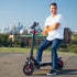 VALK Fusion 7 Electric Scooter with Seat option 800W 48V 13Ah Lithium 50km Range Quad Shocks 10 inch Tyres | Outdoorium