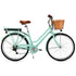 Valk Laneway 5 Vintage Electric Bike, Torque Sensor equipped eBike, Medium, Mint Green - Outdoorium
