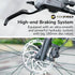 Valk Metro ST 5 + Electric Bike, Mid-Drive, Step-Through, Large, White - Outdoorium