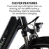 Valk Metro ST 5 + Electric Bike, Mid-Drive, Step-Through, Large, White - Outdoorium