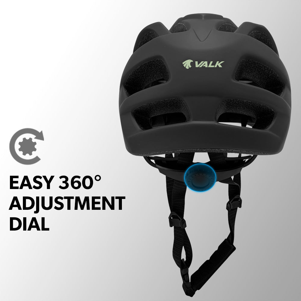 VALK Mountain Bike Helmet Large 58 - 61cm Bicycle Cycling MTB Safety Accessories - Outdoorium